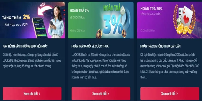 Thiết lập giới hạn nạp tiền và đặt cược